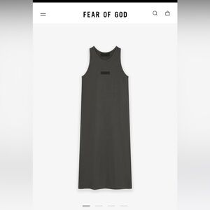 Essentials Fear of God tank dress